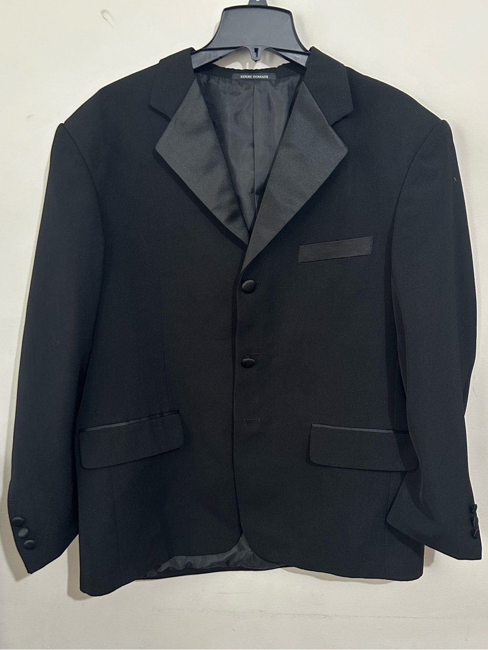 Eddie Domani Men's Tuxedo Jacket, Size 42S